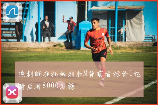 热刺瞄准托纳利和M费前者标价1亿镑后者8000万镑